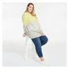 Women+ Colour Block Tunic Sweater In Yellow - $17.21 (16.79 Off)