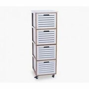 Fyn Scandinavian Inspired Furniture-4-Drawer With Casters  - $139.00 (20% off)