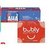 Aha or Buly Sparkling Water  - 2/$10.00