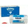 Cottonelle Moist Wipes or Kleenex Facial Tissues - 2/$7.00