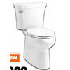 Kohler Gleam 2-Piece Elongated Skirted Single-Flush Toilet in White  - $389.00