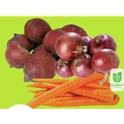 Bagged Carrots and Beets, Bagged Red Onions - $5.99