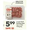 Longo's Pork Sausage Meat - $5.99 ($2.00 off)