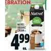 Natrel Organic Cream - $4.99