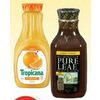 Pure Leaf Iced Tea or Tropicana Beverages  - $3.49