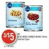PC Blue Menu Canned Beans - 3/$5.00