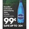 Montellier Carbonated Natural Spring Water - $0.99 (Up to $0.30 off)