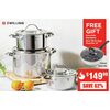 6 Pc. Zwilling  Aragon Cookware Set - $149.99 (62% off)